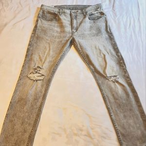 Mens Distressed Levis